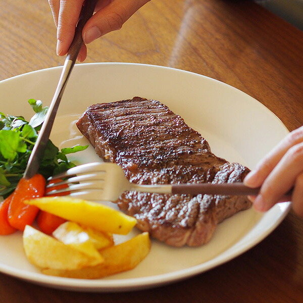 【正規品】クチポール　ゴア・ブラウン　シルバー　ディナーナイフ　/　Cutipol　GOA-Brown