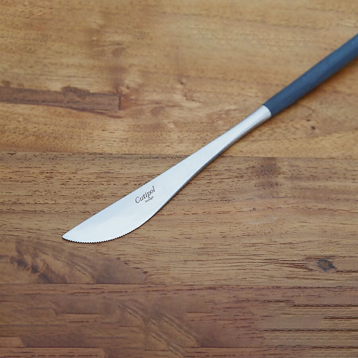 【正規品】クチポール　ゴア・ブルー　シルバー　ディナーナイフ　/　Cutipol　GOA-Blue