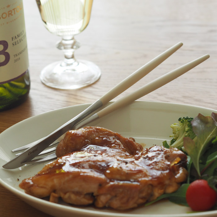 【正規品】クチポール　ゴア・アイボリー　シルバー　ディナーフォーク　/　Cutipol　GOA-Ivory　□