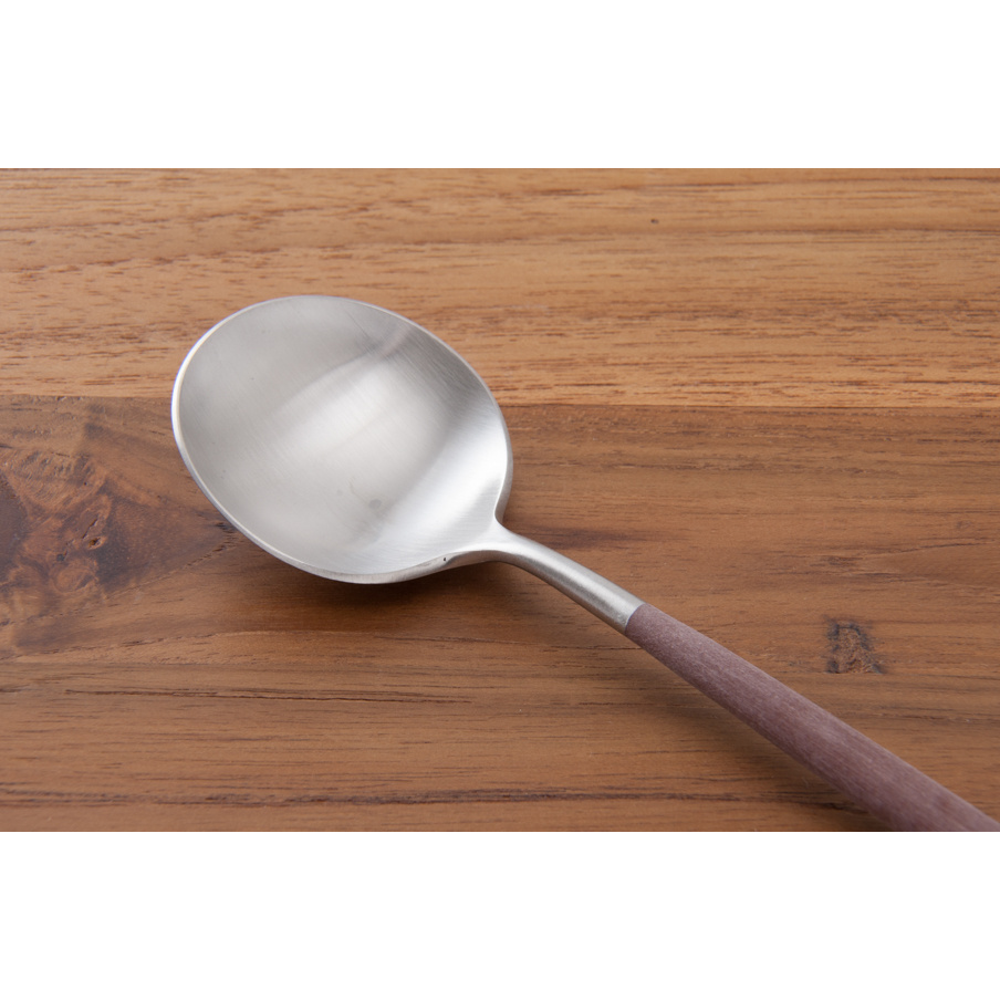 【正規品】クチポール　ゴア・ブラウン　シルバー　テーブルスプーン　/　Cutipol　GOA-Brown