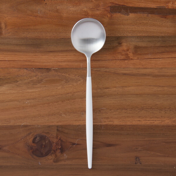 【正規品】クチポール　ゴア・ホワイト　シルバー　テーブルスプーン　/　Cutipol　GOA-White