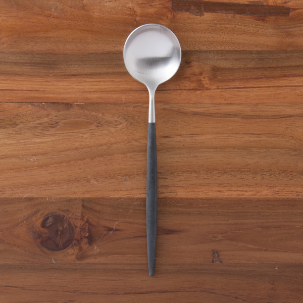 【正規品】クチポール　ゴア・ブラック　シルバー　テーブルスプーン　　/　Cutipol　GOA-Black