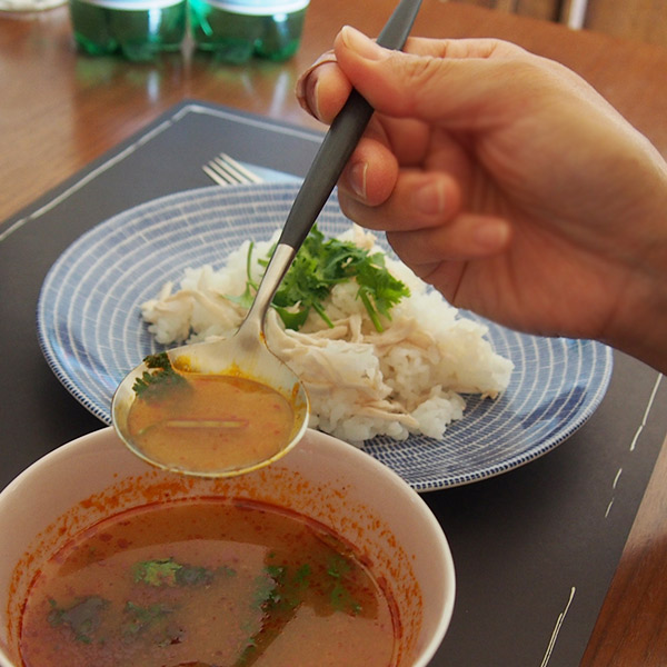 【正規品】クチポール　ゴア・ブラック　シルバー　テーブルスプーン　　/　Cutipol　GOA-Black