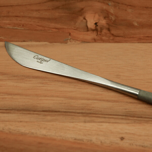 【正規品】クチポール　ゴア・グレー　シルバー　デザートナイフ　/　Cutipol　GOA-Gray　□