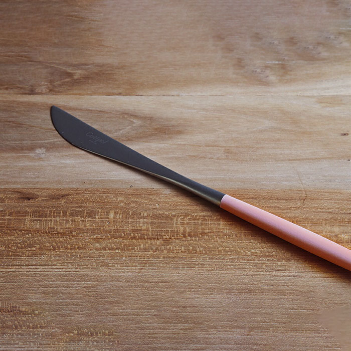 【正規品】クチポール　ゴア・ピンク　シルバー　デザートナイフ　/　Cutipol　GOA-Pink