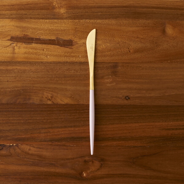 【正規品】クチポール　ゴア・ピンク　ゴールド　デザートナイフ　/　Cutipol　GOA-Pink　□