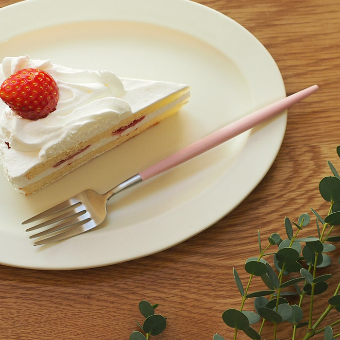 【正規品】クチポール　ゴア・ピンク　シルバー　デザートフォーク　/　Cutipol　GOA-Pink　□