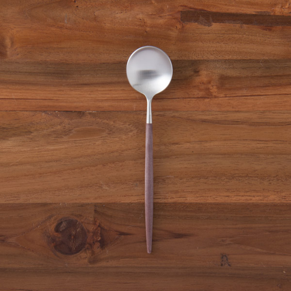 【正規品】クチポール　ゴア・ブラウン　シルバー　デザートスプーン　/　Cutipol　GOA-Brown