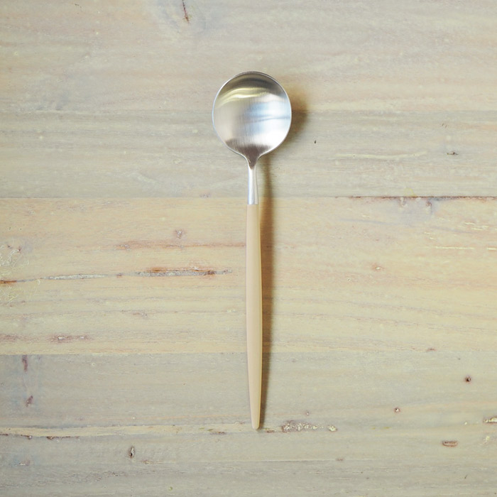 【正規品】クチポール　ゴア・アイボリー　シルバー　デザートスプーン　/　Cutipol　GOA-Ivory　□
