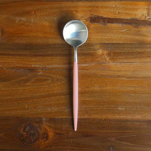 【正規品】クチポール　ゴア・ピンク　シルバー　デザートスプーン　/　Cutipol　GOA-Pink　□