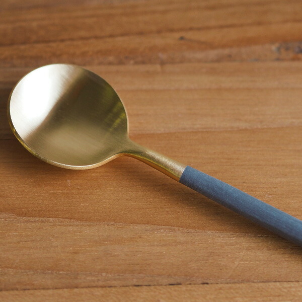 【正規品】クチポール　ゴア・グレー　ゴールド　ティースプーン　/　Cutipol　GOA-Gray