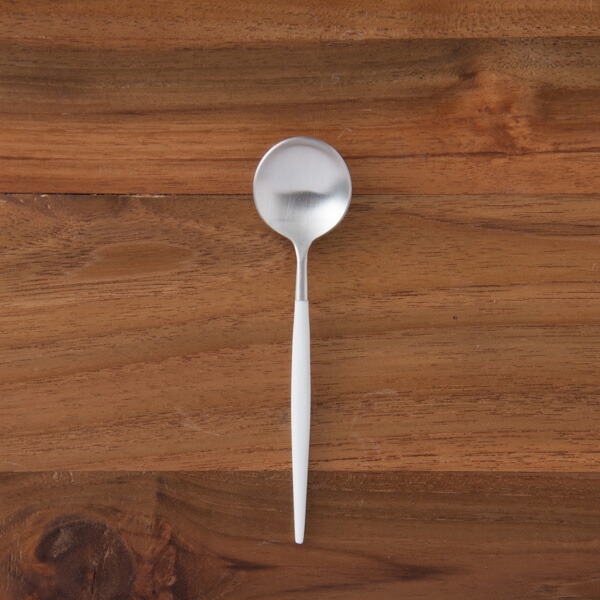 【正規品】クチポール　ゴア・ホワイト　シルバー　ティースプーン　/　Cutipol　GOA-White