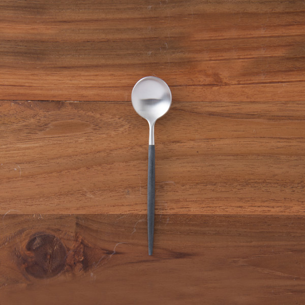 【正規品】クチポール　ゴア・ブラック　シルバー　ティースプーン　/　Cutipol　GOA-Black