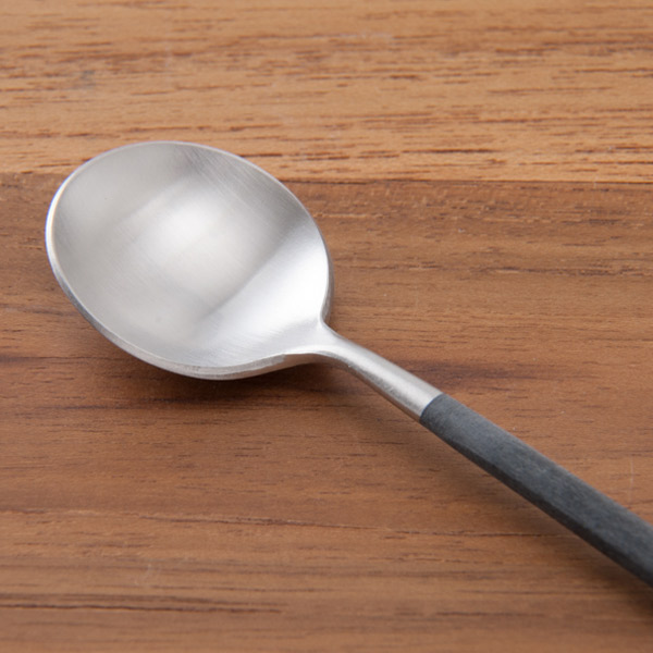 【正規品】クチポール　ゴア・ブラック　シルバー　ティースプーン　/　Cutipol　GOA-Black