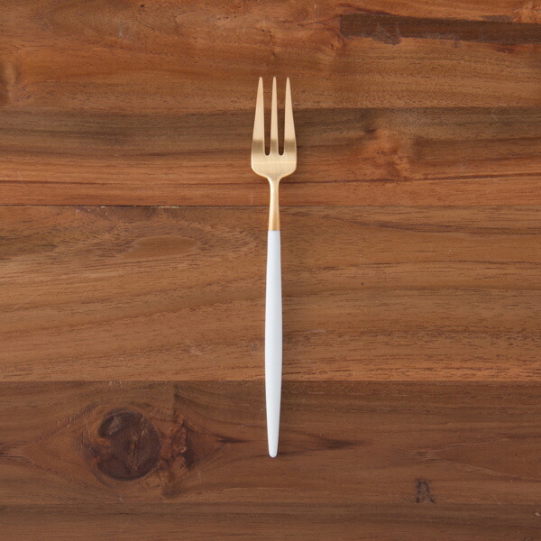 【正規品】クチポール　ゴア・ホワイト　ゴールド　ペストリーフォーク　/　Cutipol　GOA-White