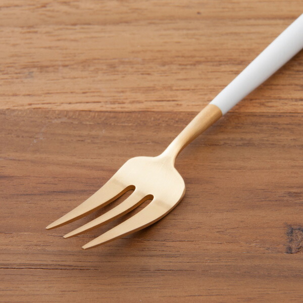 【正規品】クチポール　ゴア・ホワイト　ゴールド　ペストリーフォーク　/　Cutipol　GOA-White