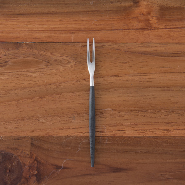 【正規品】クチポール　ゴア・ブラック　シルバー　フルーツフォーク　/　Cutipol　GOA-Black