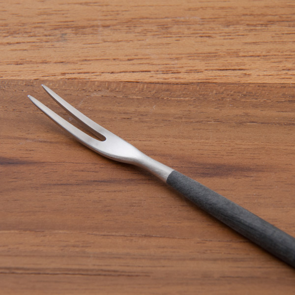 【正規品】クチポール　ゴア・ブラック　シルバー　フルーツフォーク　/　Cutipol　GOA-Black