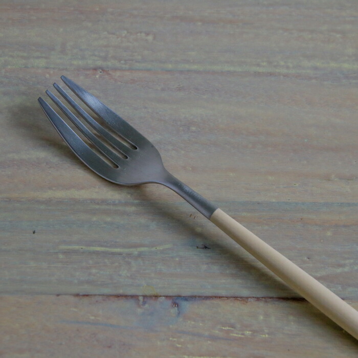 【正規品】クチポール　ミオ・アイボリー　シルバー　ディナーフォーク　/　Cutipol　MIO-Ivory