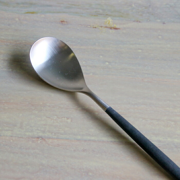 【正規品】クチポール　ミオ・ブラック　シルバー　テーブルスプーン　/　Cutipol　MIO-Black