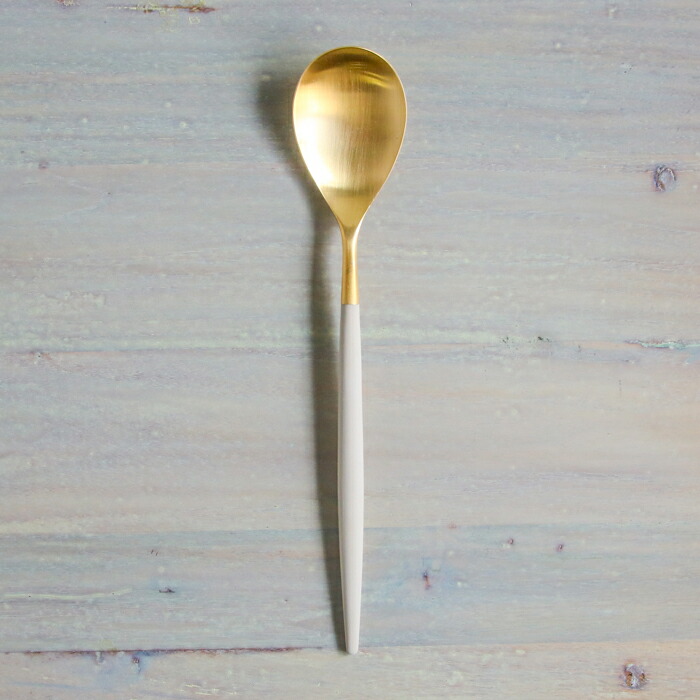 【正規品】クチポール　ミオ・アイボリー　ゴールド　テーブルスプーン　/　Cutipol　MIO-Ivory