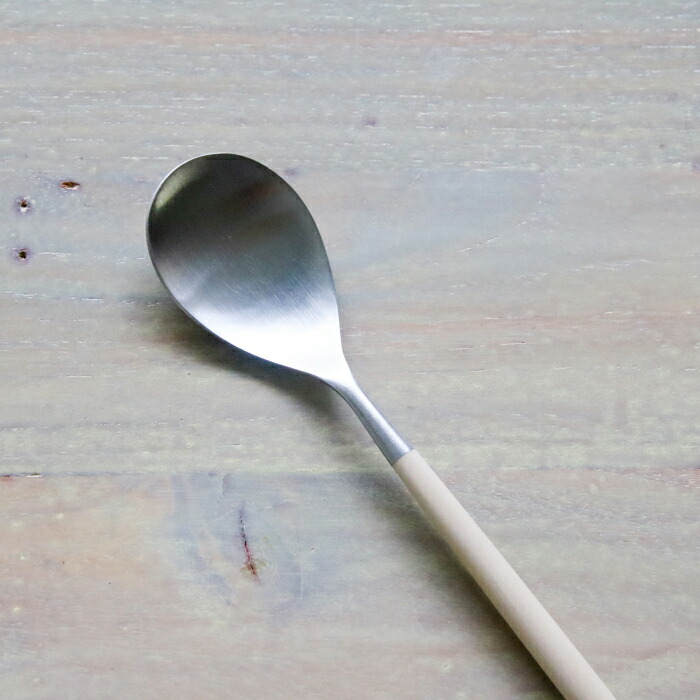 【正規品】クチポール　ミオ・アイボリー　シルバー　デザートスプーン　/　Cutipol　MIO-Ivory