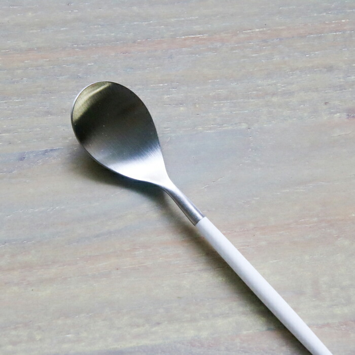 【正規品】クチポール　ミオ・ホワイト　ティースプーン　/　Cutipol　MIO-White