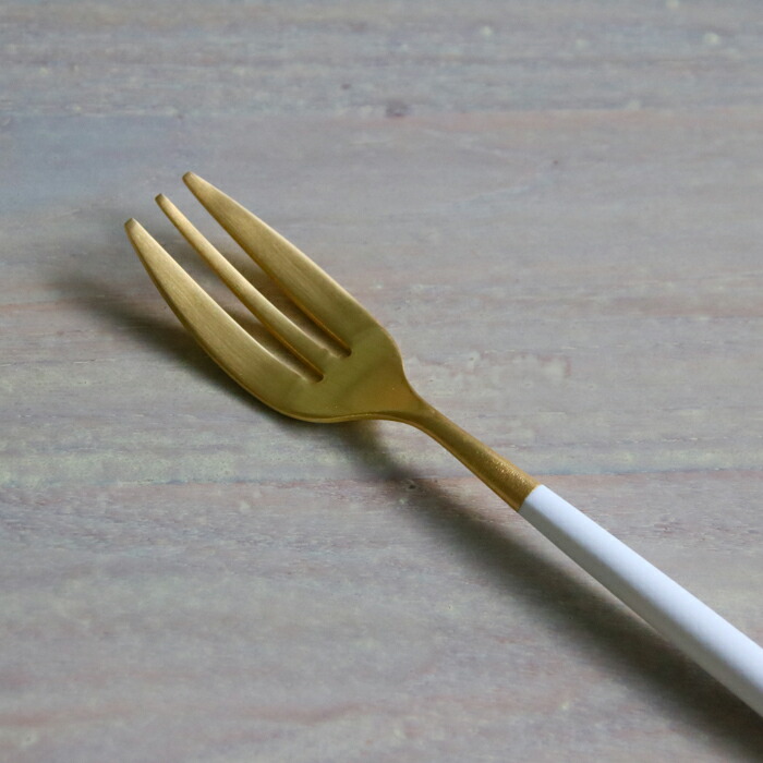 【正規品】クチポール　ミオ・ホワイト　ゴールド　ペストリーフォーク　/　Cutipol　MIO-White　※