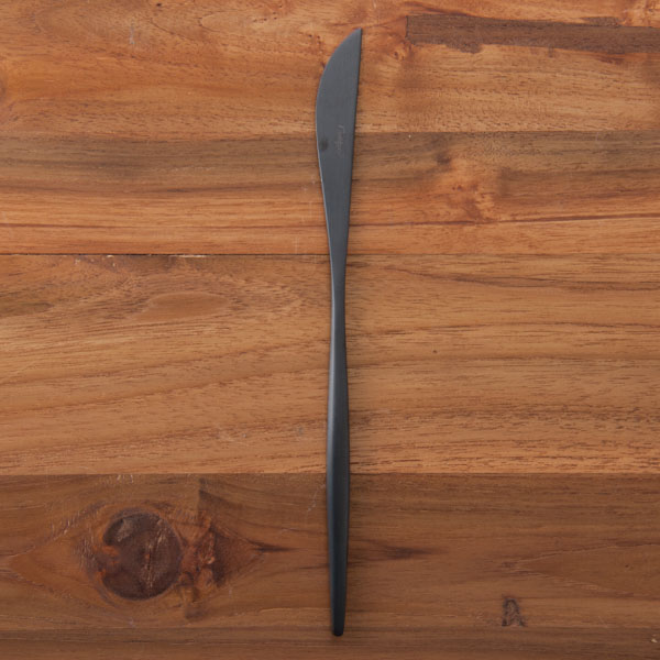 【正規品】クチポール　ムーン　ブラック　ディナーナイフ　/　Cutipol　MOON