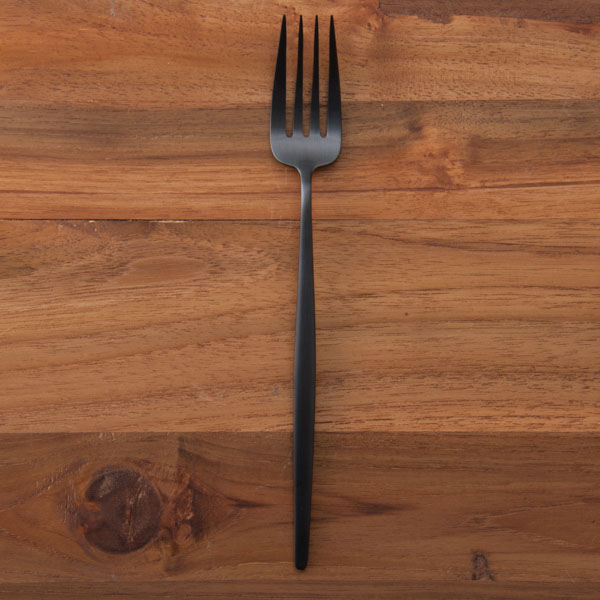 【正規品】クチポール　ムーン　ブラック　ディナーフォーク　/　Cutipol　MOON