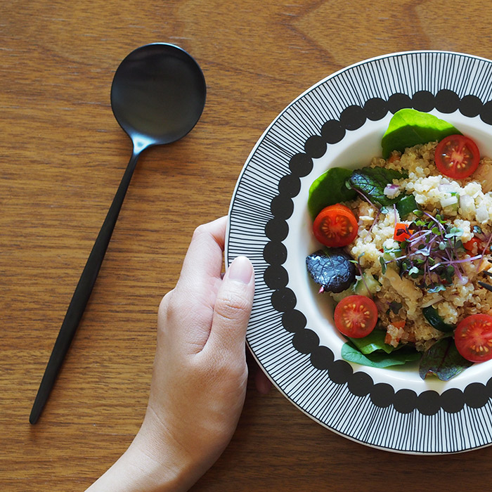 【正規品】クチポール　ムーン　ブラック　テーブルスプーン　/　Cutipol　MOON