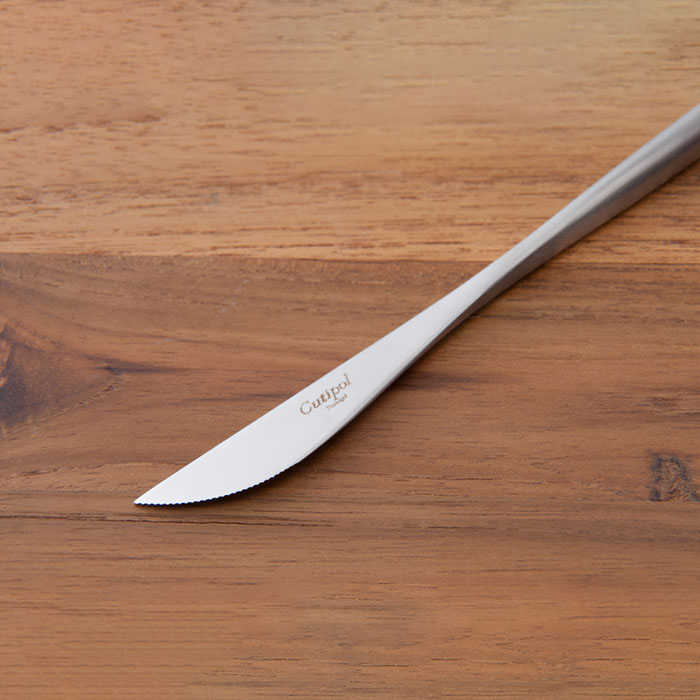 【正規品】クチポール　ムーン　シルバー　デザートナイフ　/　Cutipol　MOON