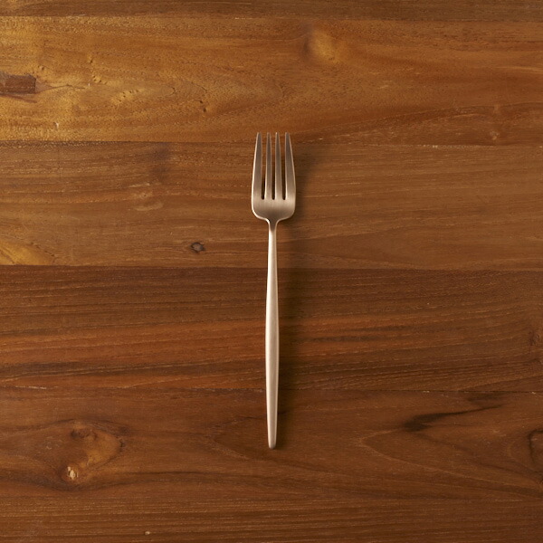 【正規品】クチポール　ムーン　アンバーゴールド　デザートフォーク　/　Cutipol　MOON　□