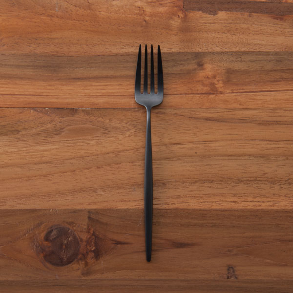 【正規品】クチポール　ムーン　ブラック　デザートフォーク　/　Cutipol　MOON