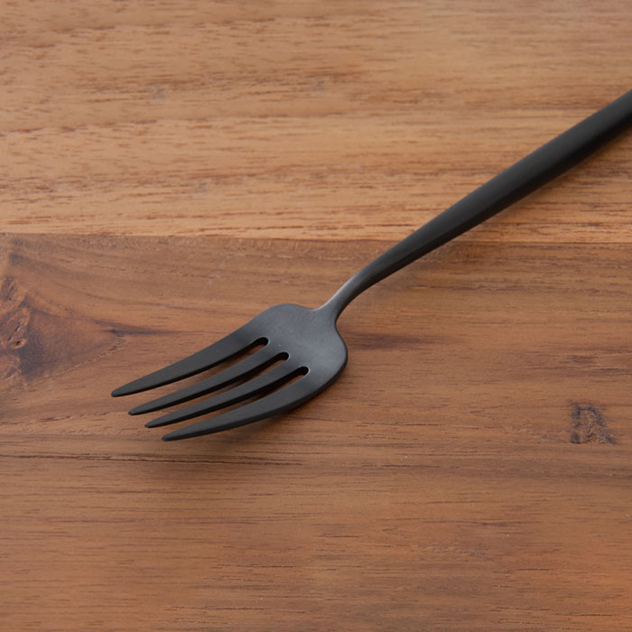 【正規品】クチポール　ムーン　ブラック　デザートフォーク　/　Cutipol　MOON