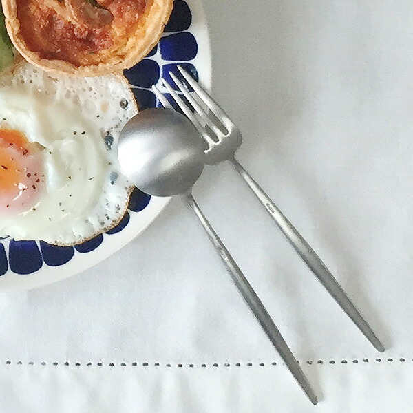 【正規品】クチポール　ムーン　シルバー　デザートフォーク　/　Cutipol　MOON