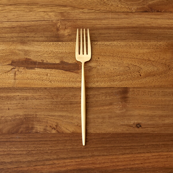 【正規品】クチポール　ムーン　ゴールド　デザートフォーク　/　Cutipol　MOON