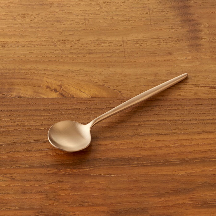 【正規品】クチポール　ムーン　アンバーゴールド　ティースプーン　/　Cutipol　MOON