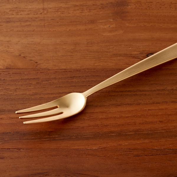 ダン　ケーキフォーク　ゴールド　/　DAN