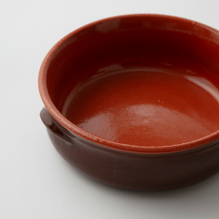 デ・シルバ　ラウンドキャセロール　17cm　ブラウン　/　DE・SILVA