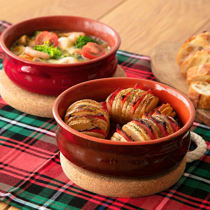 デ・シルバ　ラウンドキャセロール　17cm　ブラウン　/　DE・SILVA