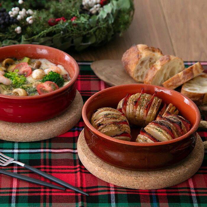 デ・シルバ　ラウンドキャセロール　17cm　ブラウン　/　DE・SILVA