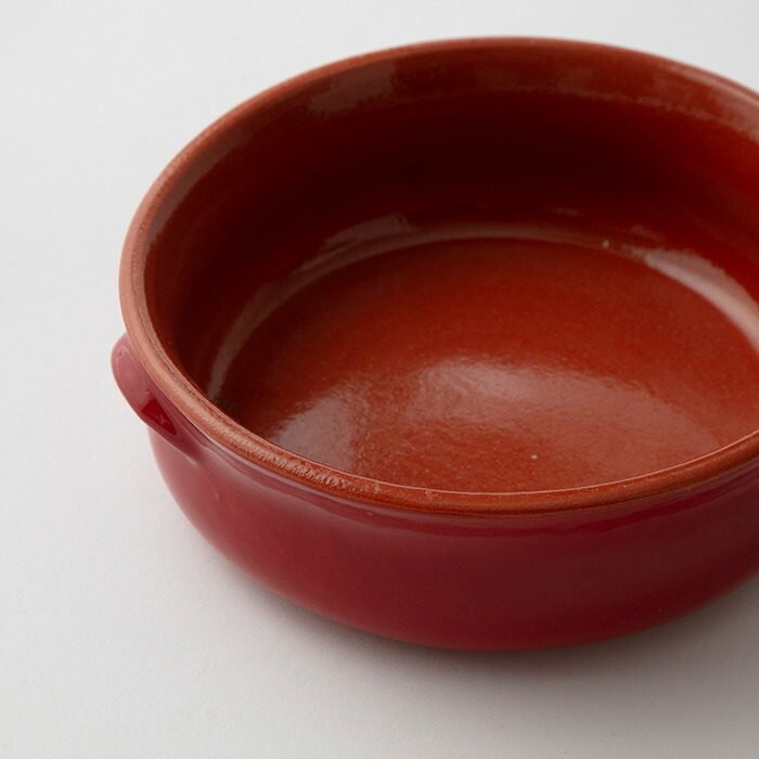 デ・シルバ　ラウンドキャセロール　17cm　レッド　/　DE・SILVA