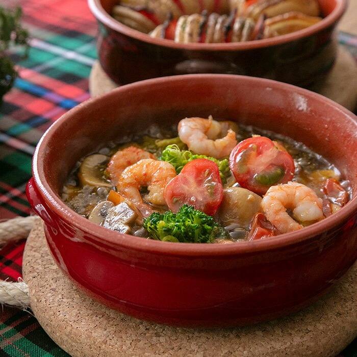 デ・シルバ　ラウンドキャセロール　17cm　レッド　/　DE・SILVA