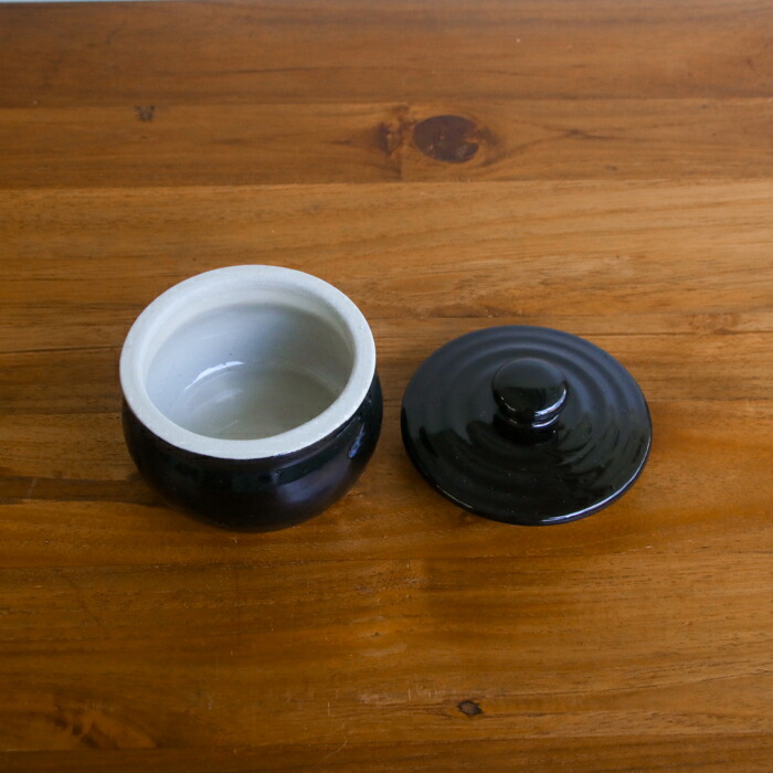 えんける道具店　加藤さんのつくる甕（かめ）　1合　黒