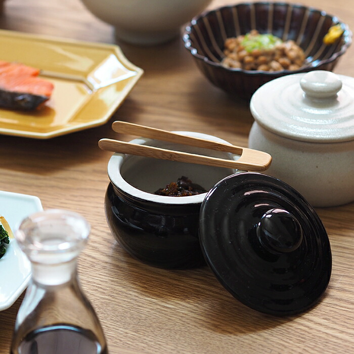 えんける道具店　加藤さんのつくる甕（かめ）　1合　黒