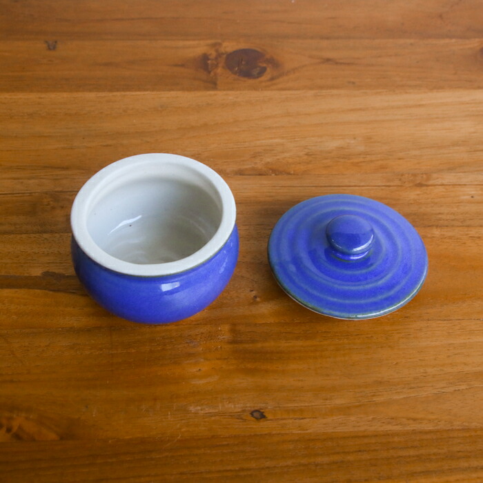 えんける道具店　加藤さんのつくる甕（かめ）　1合　青