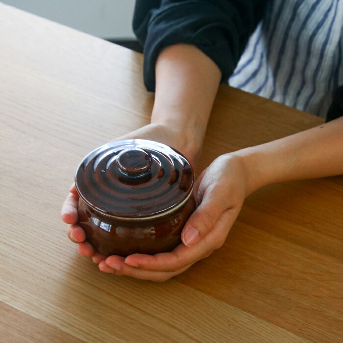 えんける道具店　加藤さんのつくる甕（かめ）　1合　茶