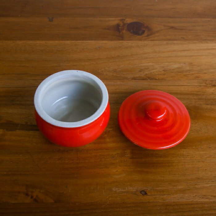 えんける道具店　加藤さんのつくる甕（かめ）　1合　赤