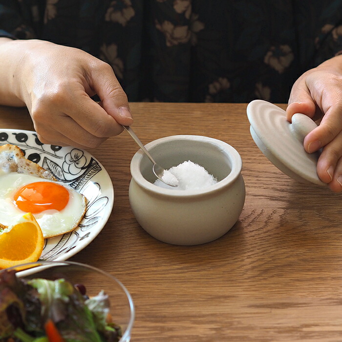 えんける道具店　加藤さんのつくる甕（かめ）　1合　塩甕